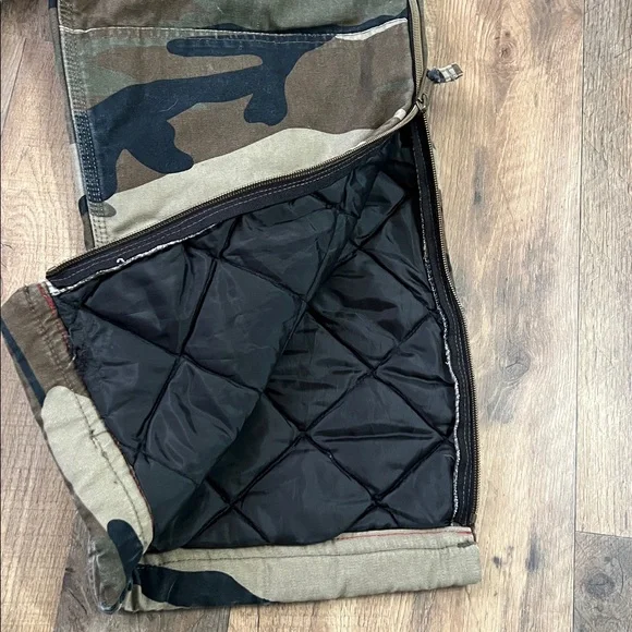 Walls Kids Camouflage insulated hunting / winter bib Overalls sz XL - Picture 4 of 5